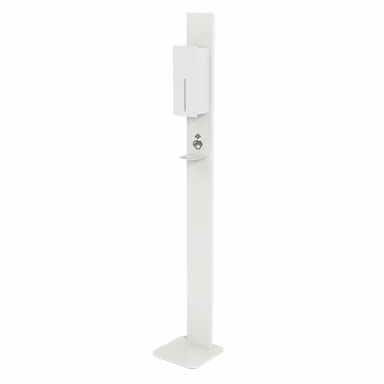 3180-COLONNE de support POUR DISTRIBUTEUR AU SOl, BLANC