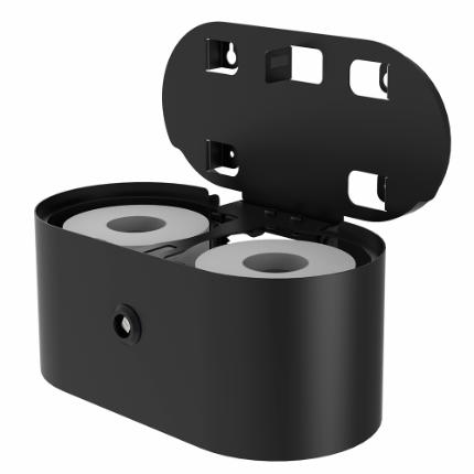 3375-Björk distributeur pour 2 rouleaux standard, noir mat