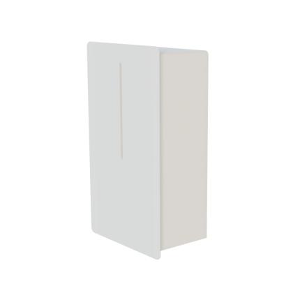 4132-LOKI poubelle féminine, 3 l, blanc