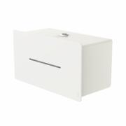 4072-LOKI DISTRIBUTEUR DE PAPIER TOILETTE POUR 2 ROULEAUX STANDARD, blanc